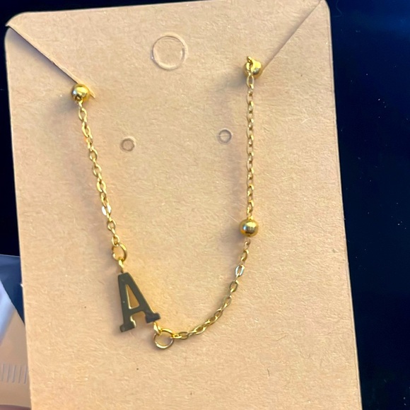 Jewelry - Stainless steel “A” bracelet
